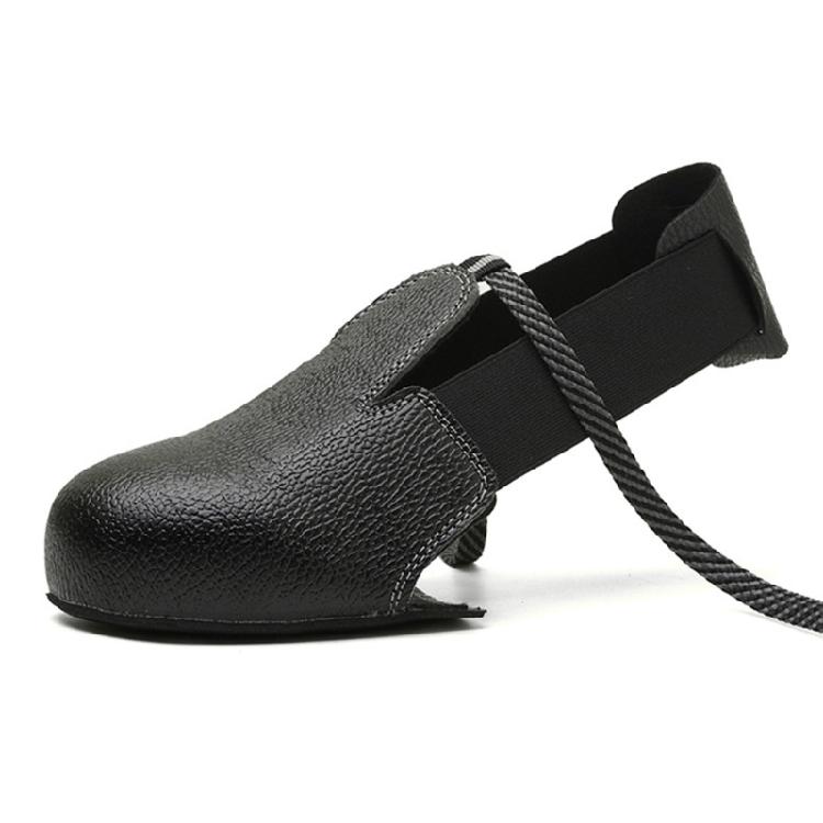 Cubrezapatos de Seguridad con Correa Ajustable, Punteras de Acero Antiaplastastamiento, Cubrezapatos Protectores Antideslizantes para Hombres y Mujeres