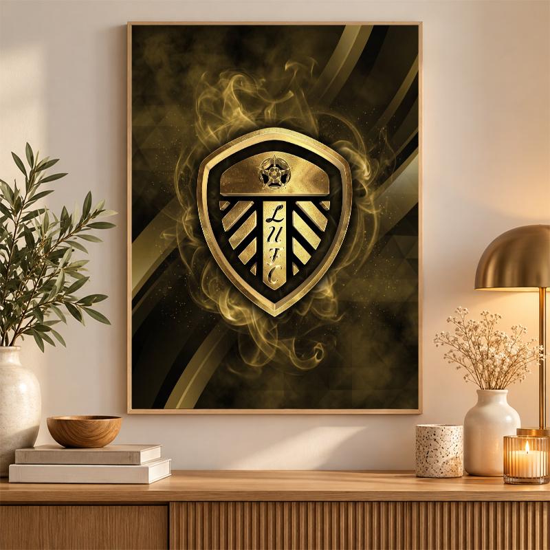 Leeds United Diamond Painting Kit 5D Full Drill DIY Diamond Mosaic Wall Art Home Decor