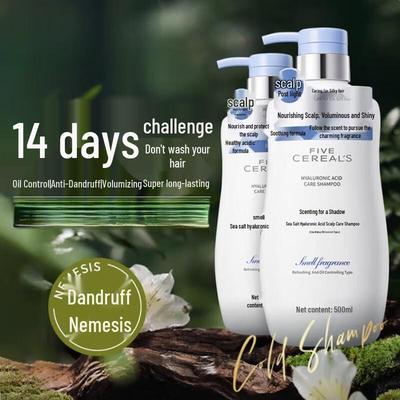 Korean Five Grains Sea Salt Hyaluronic Acid Anti-Dandruff Shampoo