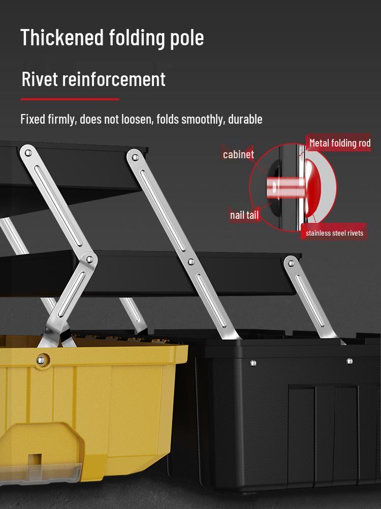 Delixi Industrial-Grade Multi-Functional Electrician Tool Box