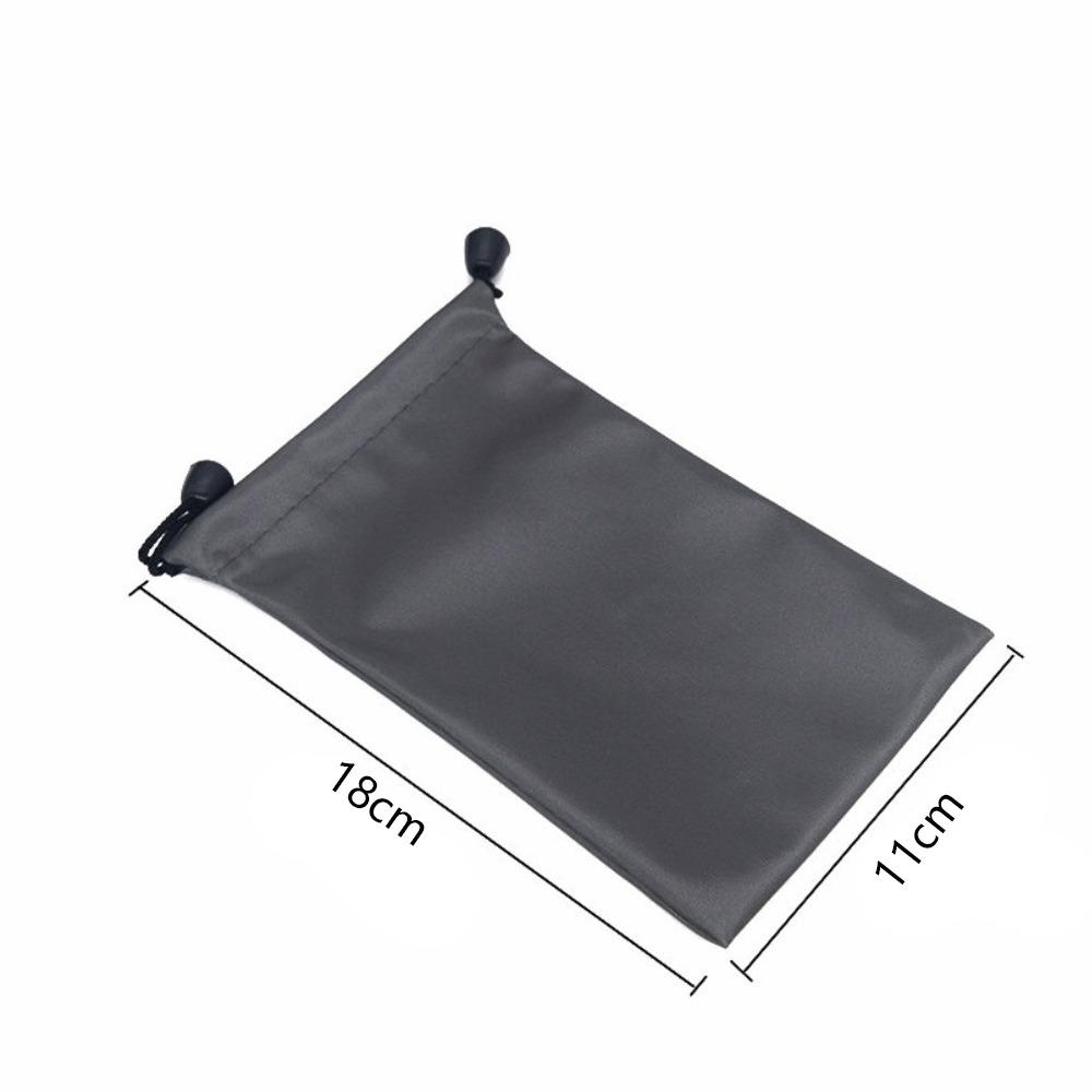 Drawst Closure Drawstring Storage Pouch Lightweight Durable Dustproof Waterproof Dustproof Pouches Black Portable