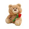 Bear Rose Cute Plush Toy Gift  Girlfriend  Festival Present Stuffed Fill Doll