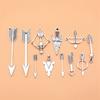 1 Set Mix Key Lock Charms Alloy Tools Pendants For Work Themed Jewelry Making