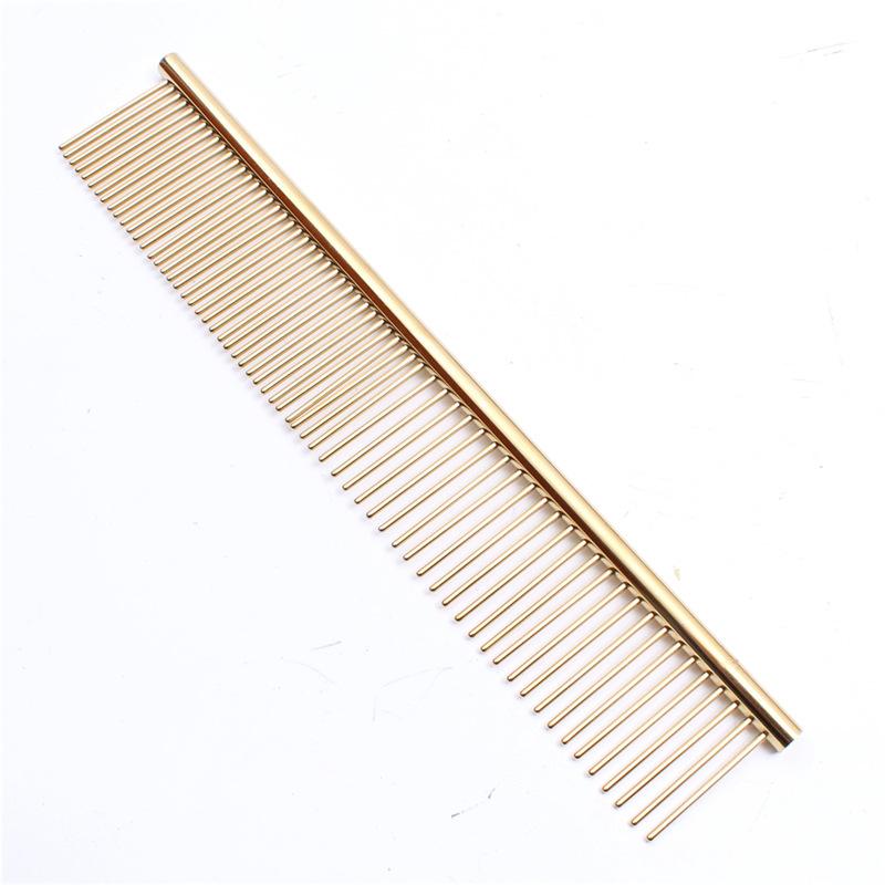 

Pet Grooming Comb for Removing Matted Fur Prevent Knot and Mat Long Teeth Long Short Hair Pet Comb Stainless Steel Teddy Combing