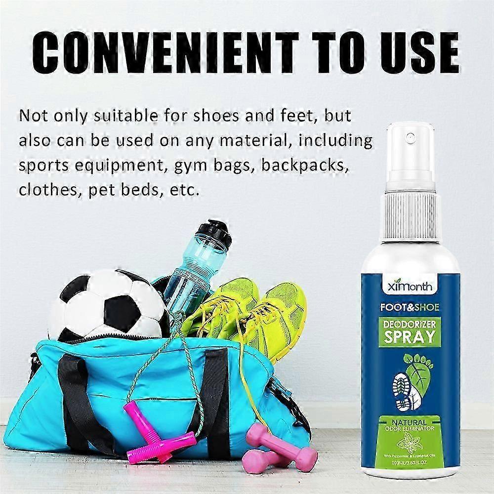 Foot Deodorant Spray Antibacterial Eliminate Bad Smell Anti Itching Infection Shoe Refreshing Perfume Foot Sweat Remover Liquid