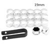 Car Shape 20Pcs Universal Rust 17 19 21mm Tire Nut Bolt Protection Cap for Mercedes Benz ML63 M-Class Ener-G-Force ML500 ML350 Stem Caps1