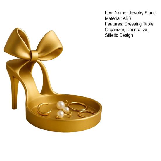 High Heel Jewelry Stand Stiletto Design Jewelry Holder Desktop Decorative Jewelry Organizer for Rings