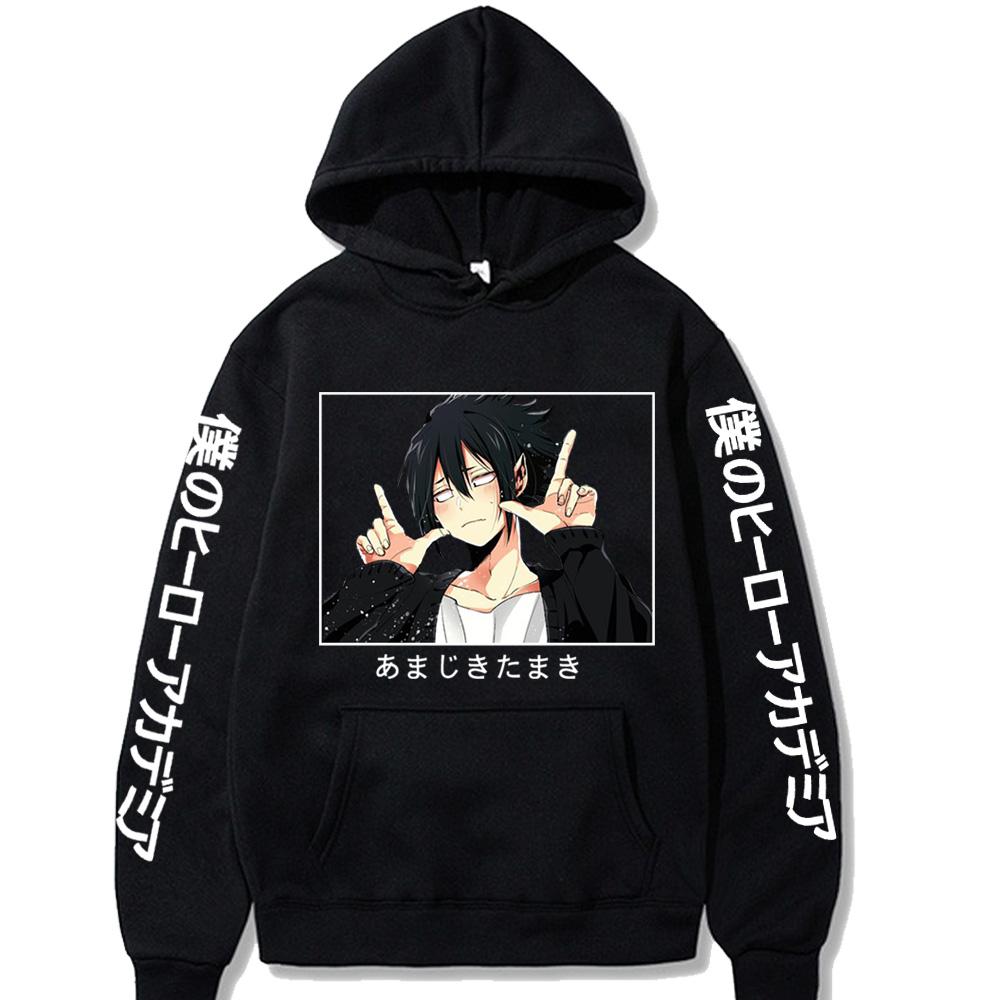 My Hero Academia Anime Sweat à capuche Amajiki Tamaki Homme Femme Streetwear Drôle Imprimé Graphique à Capuche Décontracté Unisexe Sweat-shirts Homme
