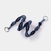 IGNICASE Fashion Contrast Color Rope Braided Wide Strap Hardware Round Buckle Versatile Shoulder Underarm Bag Universal Strap