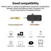 Wireless Lavalier Microphone System Dual Microphone Noise Reduction  Built in DSP Chip 2.4GHz Wireless Transmission