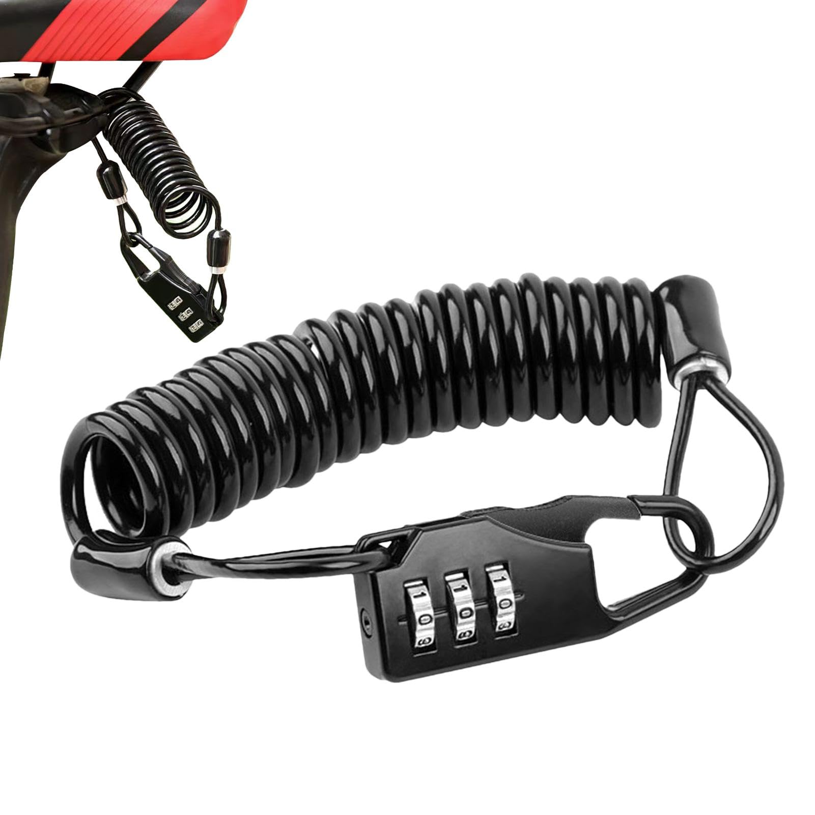 

Scooter Chain Lock, Scooter Lock Combination, Scooter Lock Combination Wire Safety Lock - Wire Please refer to the description чёрный