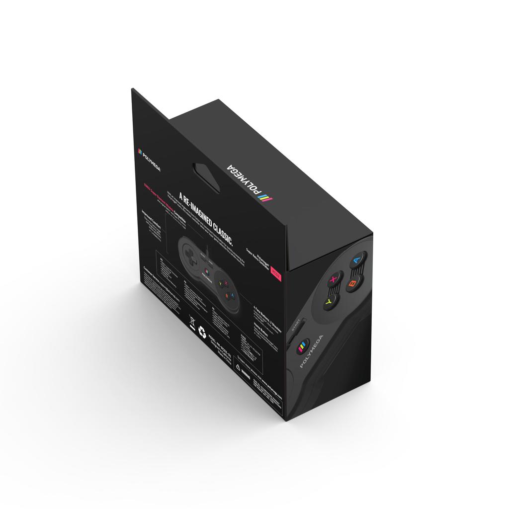 Kabelové připojení super retro ovladače pro port ovladače stylu SNES Polymega® (RC02) –