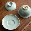 Tradiție Chineză Ceramică Ru Kiln Gaiwan Porțelan Făcut Manual Bol pentru Ceai Bol de Ceai Maestrul Bol de Ceai de Casă Ustensile de Ceai pentru Călătorie 135ml