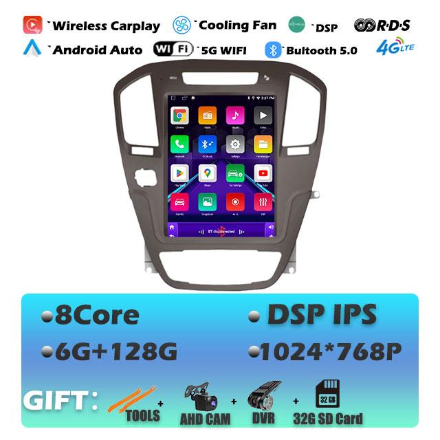 1024*768P For Opel InsigniaBuick Regal 2009-2013 Android 14 Car Radio Multimedia Video Player Navigaion Head Unit Stereo Audio