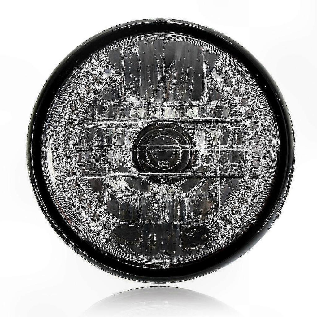 7 Inch Round Halogen H4 Headlight for Custom Bobber Motorcycle Lighting