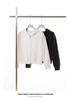 350g Pure Cotton Women's Round Neck Sweatshirt - Korean Style Cardigan