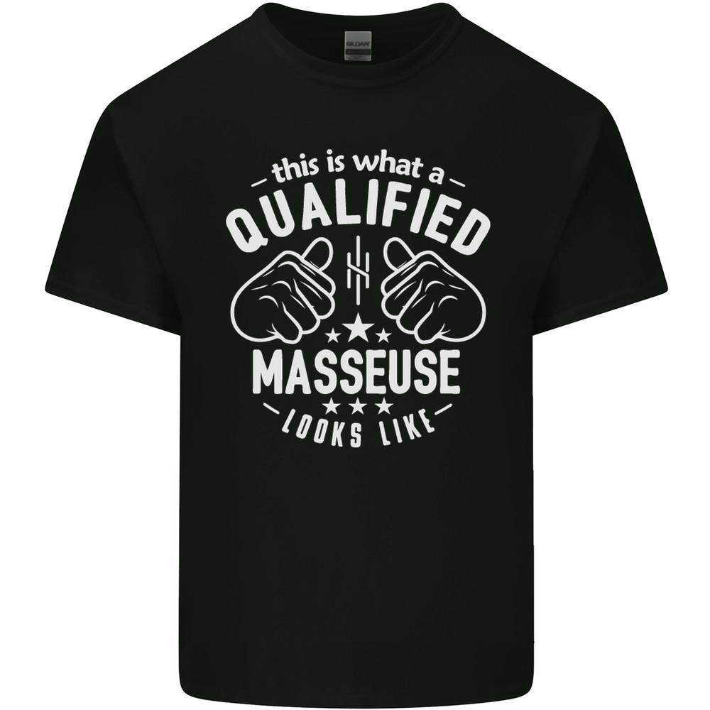 A Qualified Masseuse Looks Like Mens Light Cotton T-Shirt Unisex T-Shirt M