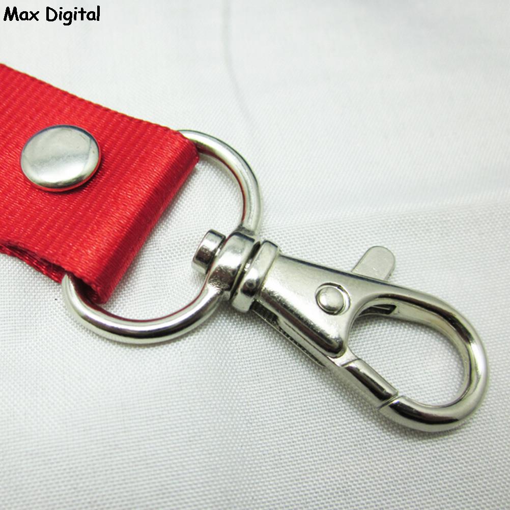 1Pcs Lanyard Neck Strap Business ID Card Name Badge Holder Lanyard for Keys Mobile Phone Straps DIY Hang Rope