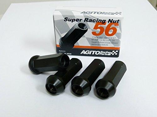 

AGITO SUPER RACING NUT L56 (Super Racing Nut) 1 box of 4 [Made in Japan] M12xP1.25 -