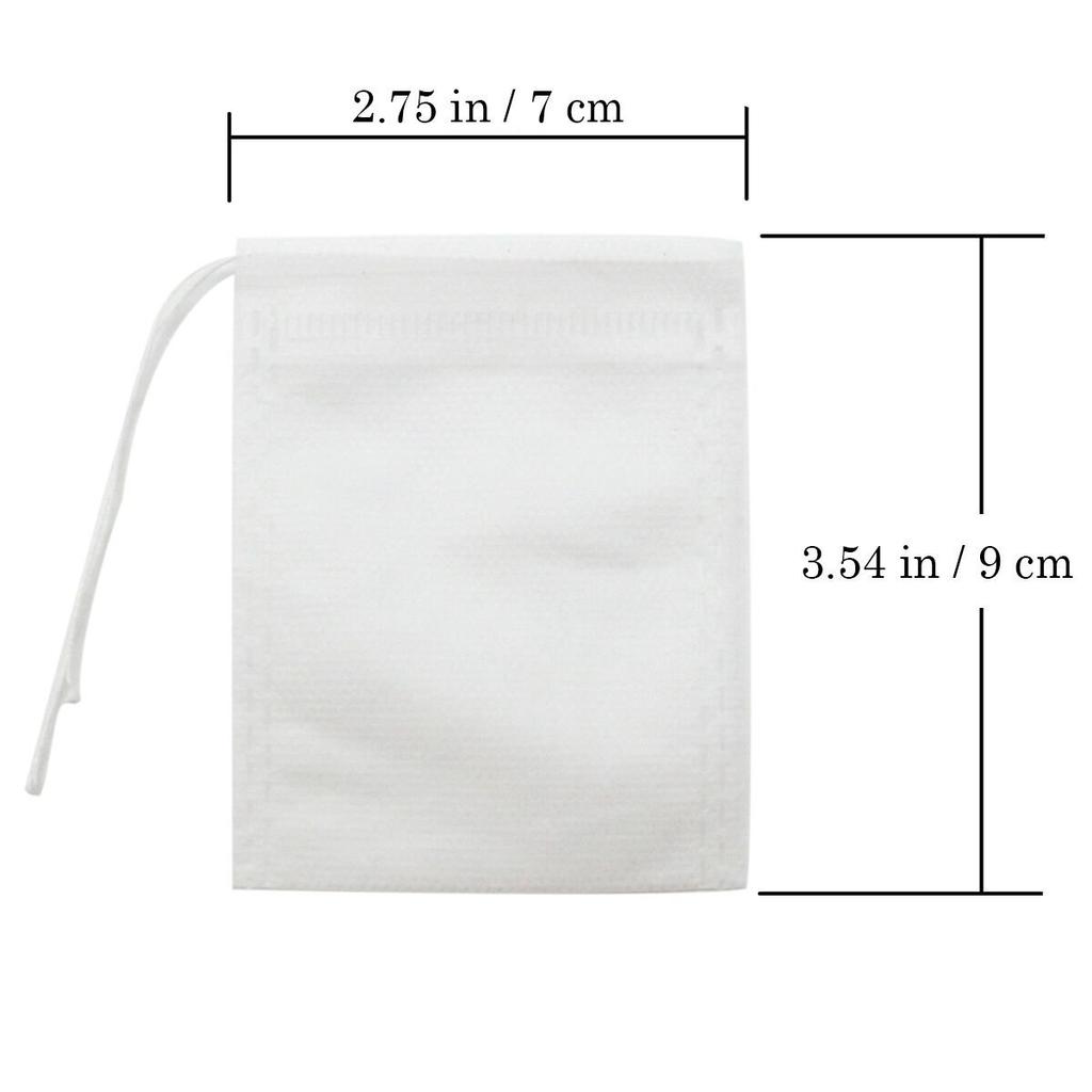 CUGBO Tea Bags, Tea Bags, Dashi Bags, Condiment Bags, Dashi Filter Nuts, Coffee, Tea, Unbleached, Disposable, Convenient (200 Bags)