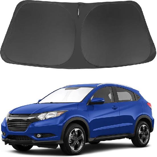 TINGLU Sun Shade For Tesla Model X Tesla X 2016-2024 2025 Accessories Windshield Sun Shade Window Shade UV Rays Protection Sun Visor Cover With
