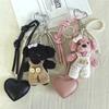 Cute Plush Teddy Bear ,Women's Bag Pendants Creative Bear, Star Phone Accessories Gift Bag Charm