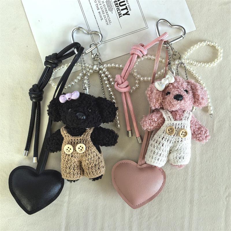 Cute Plush Teddy Bear ,Women's Bag Pendants Creative Bear, Star Phone Accessories Gift Bag Charm