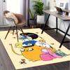 Adventure Time Office Chair Mat: Cartoon Characters Decorative Rug for Home Office Living Room Bedroom Gift - Suitable for Various Rooms.122