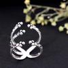 Handmade Silver Arthritis Ring – Long Adjustable Splint for Thumb & Finger, Daily Wear Support Jewelry for Relief