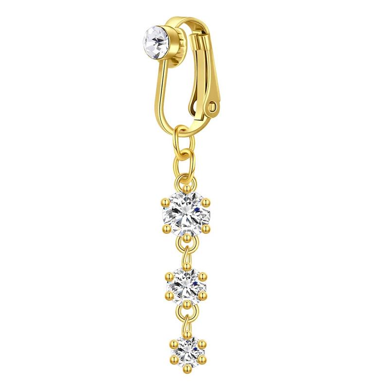 Stylish No-Clip Navel Ring and Stud Collection