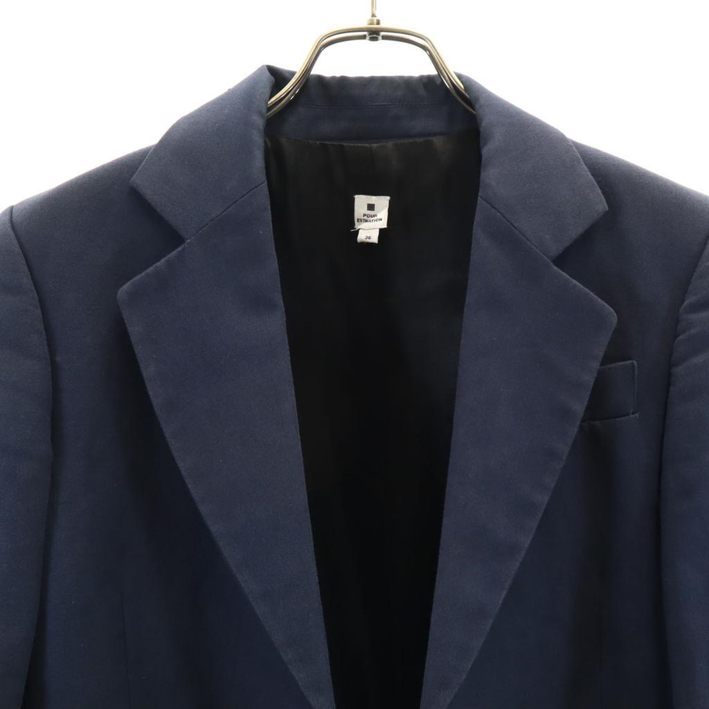 ESTNATION Made In Belgium Tailored Jacket 36 Navy Women Used