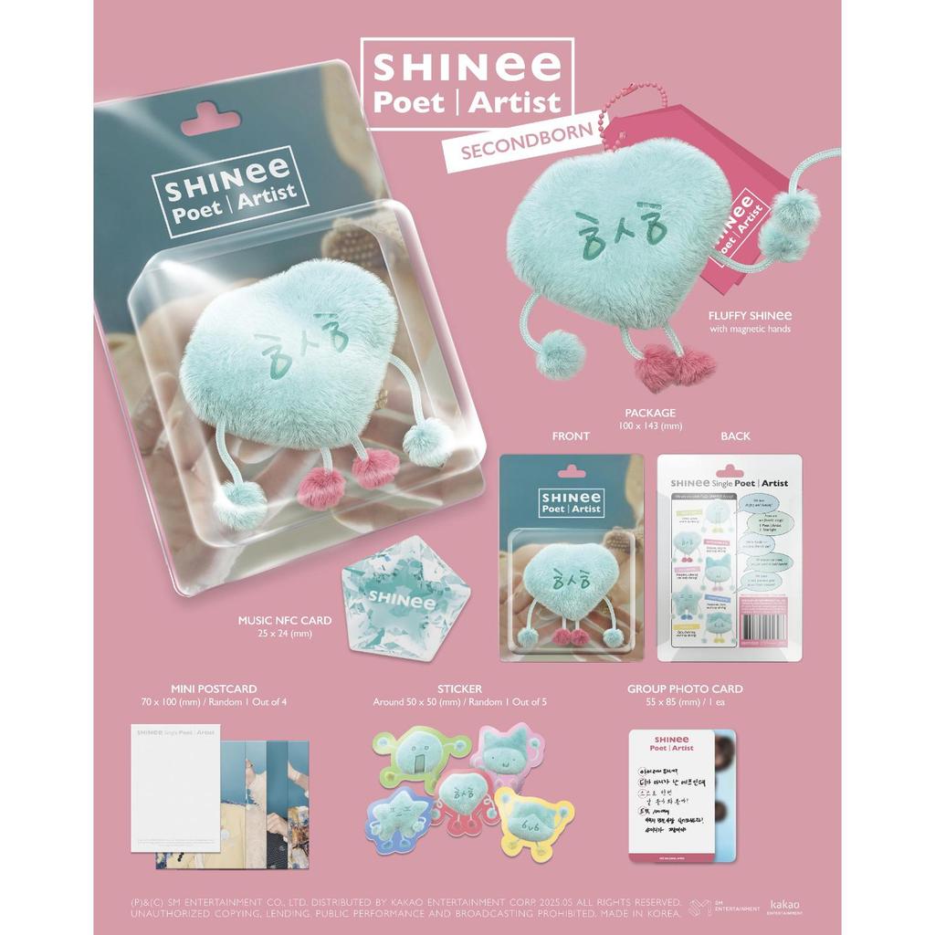 SHINee SINGLE [Poeta | Artysta] (PIERWSZY, DRUGI, TRZECI, CZWARTY, MAKNAE VER.)  (Korzyść online)