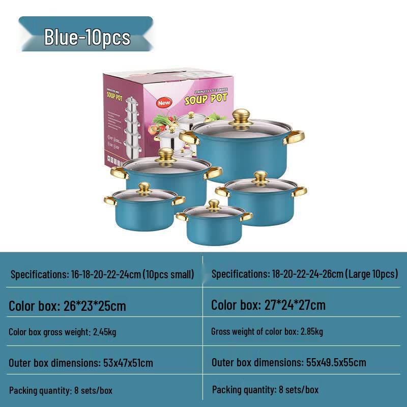 Yipan Stainless Steel Induction Cookware Set