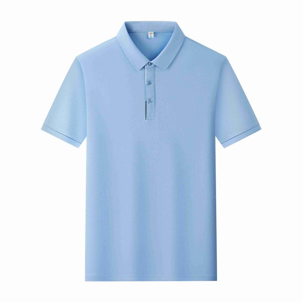 Ice-Feel Combed Cotton Polo Shirt: Custom Logo Team Building Summer Workwear
