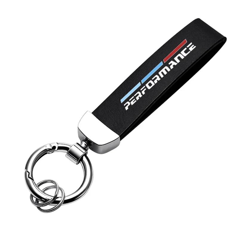 Leather Zinc Alloy Car Keychain Keyring For BMW M X1 X2 X3 X4 X5 X6 1 2 3 4 5 6 7 Sereis F30 E90 G20 F20 F21 F22 F07 F10 F11 E60