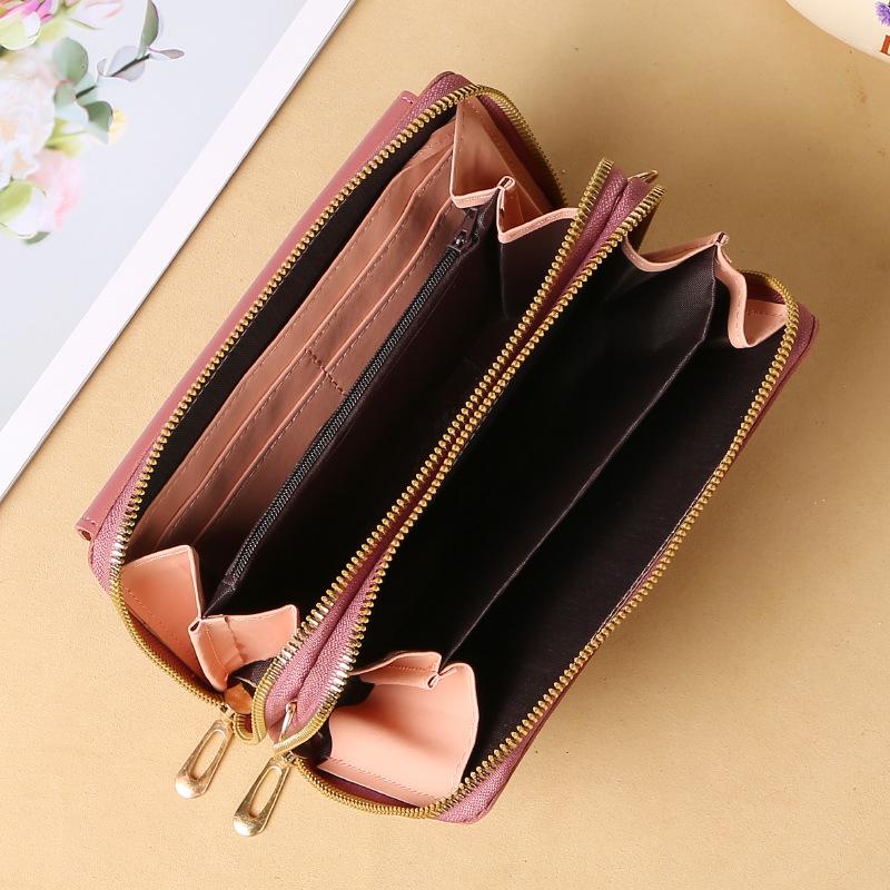 2025 Women's Large Capacity Multifunction Crossbody Phone Bag - Stylish, Simple Solid Color Design