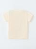 Summer 2026 Girls' Short-Sleeve T-shirt with 3D Rabbit Skirt Print - European and American Fashion