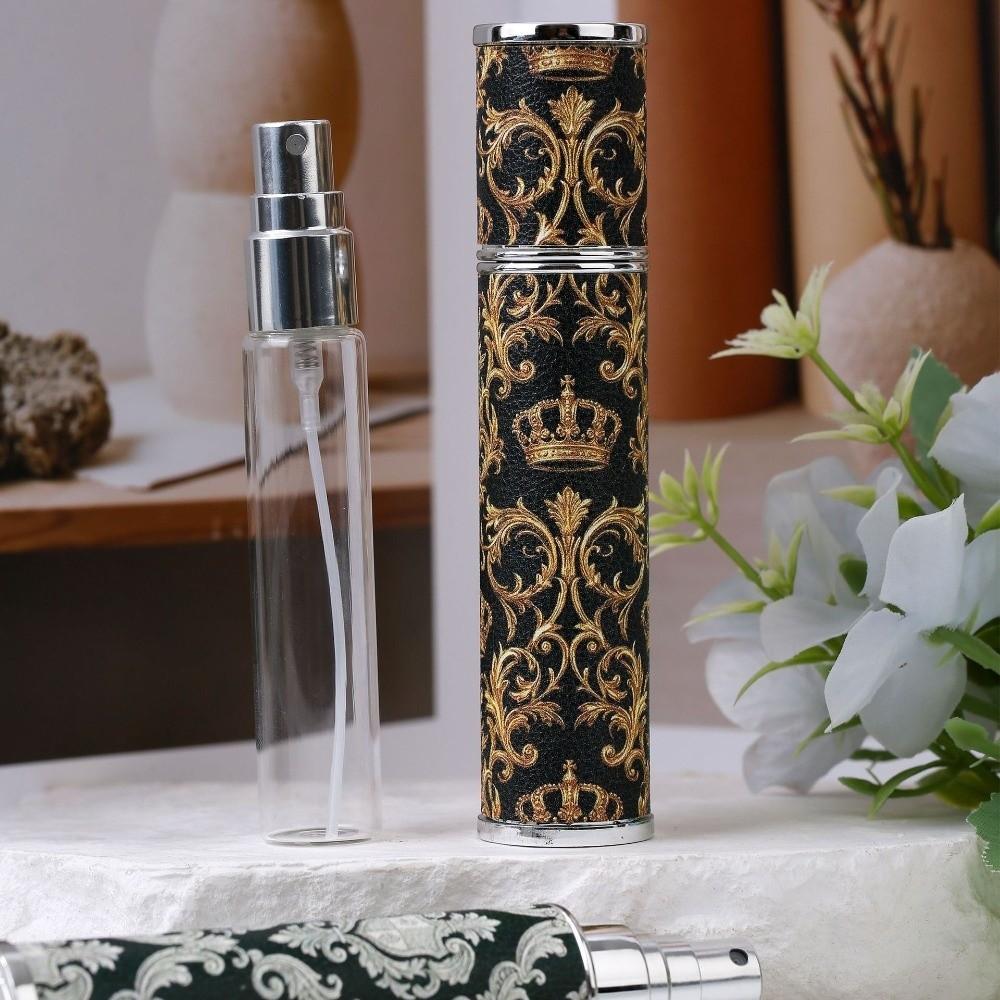 Refillable Fragrance Atomizer Leather Mini Perfume Bottle for Travel Cosmetic Dispenser