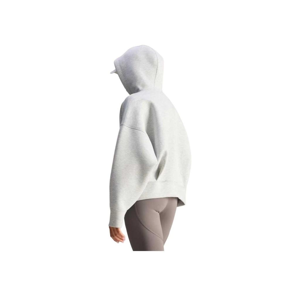 adidas Women's Full-Zip Hooded Jacket Grey JM5792