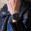 SANDA 9080 Men's Luminous Barrel-Shaped Sports Watch - Multifunctional, Waterproof, and Ideal for Student Parties.