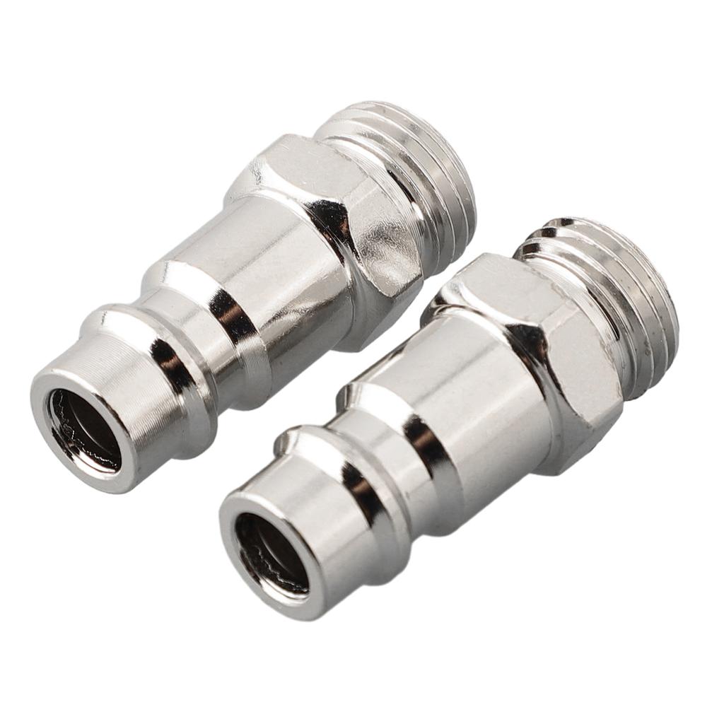 1/4\\\" Euro Compressed Air Line Coupler Connector Fitting Quick Release Fittings 1/4inch Male Thread G1/4 Plugs