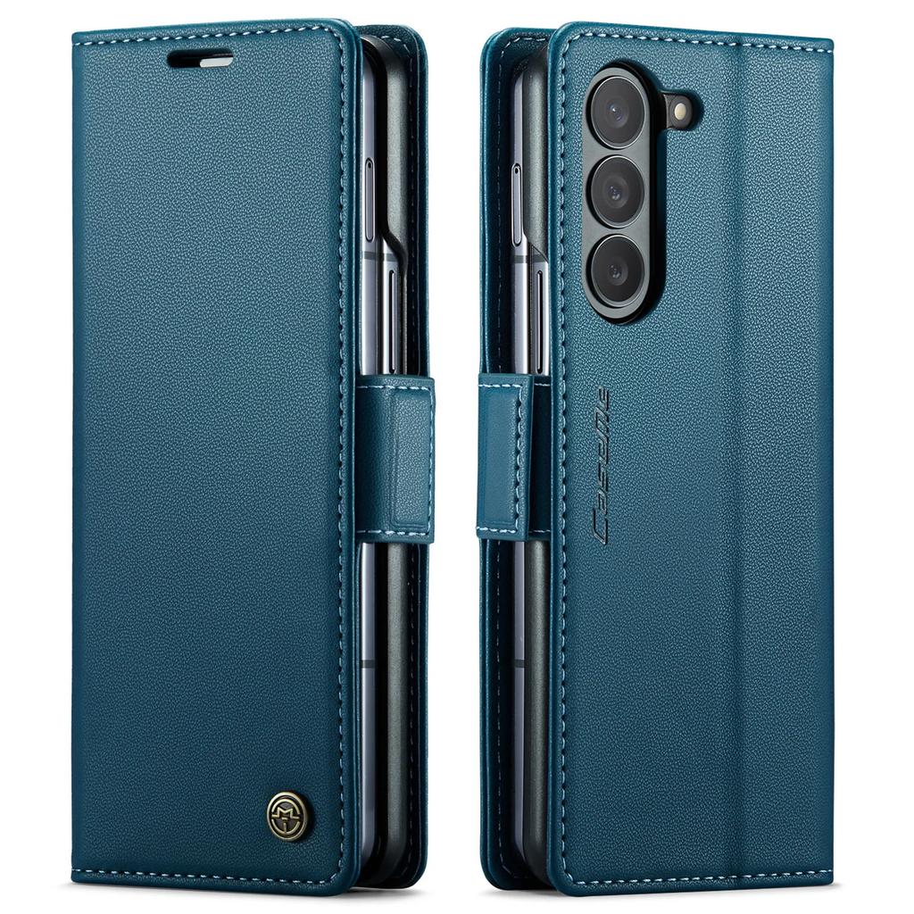 Business Wallet Cards Solt Leather Case for Samsung Galaxy Z FOLD 6 5 5G Fold5 ZFOLD5 Full Protection Bag Book Cover Flip Fundas
