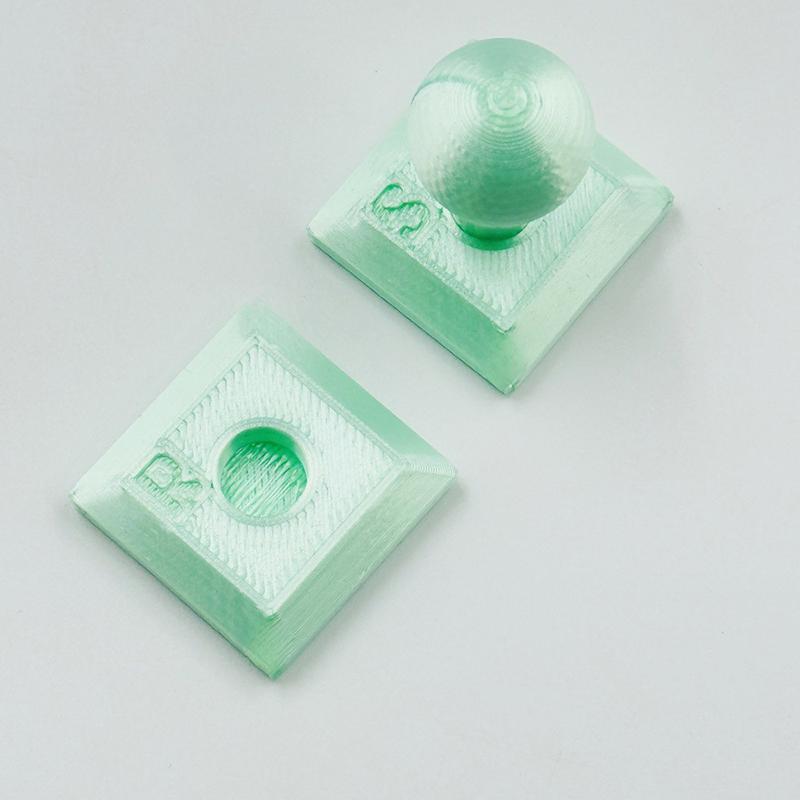 2 Pcs/Set Detachable Crystal Dot Craft Tool Accessories Stamp Relief Roller for Clay & Paper Craft Projects