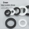 Silicone Rubber Sealing Gasket Set: 1/2", 3/4" & 1" Flat Washers for Shower Faucets & Water Pipes