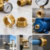 Brass Reducer Pipe Fitting Hex Threaded Reducing Coupler Connector Pipe Fitting