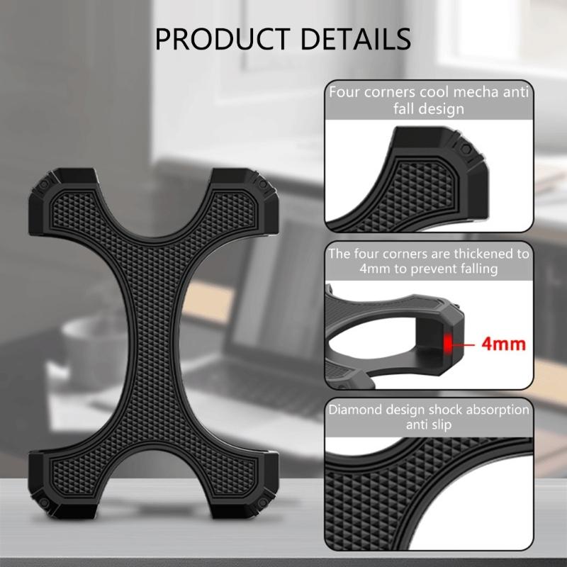 Portable Shockproof External Hard Disk Drive Bag Carry Case Cover Silicone Rubber Case Heat Dissipation Accessories
