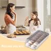Egg Holder Anti-slip Eggs Container Household Kitchen Accessories (Grey)