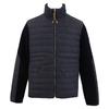 MONCLER [New/24 Year Made] K10919B00003 Padded Snake-Quilted Denim Cardigan Denim x knit down jacket Jacket M IndigoUsed