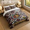 American Patriotic Theme Personalized 3Pcs Bedding Set Custom Text & Name 1 Sheet 2 Pillowcases Household Bedding 1pc