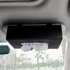 Leather Car Sun Visor Tissue and Mask Holder - Interior Clip-on Storage Box